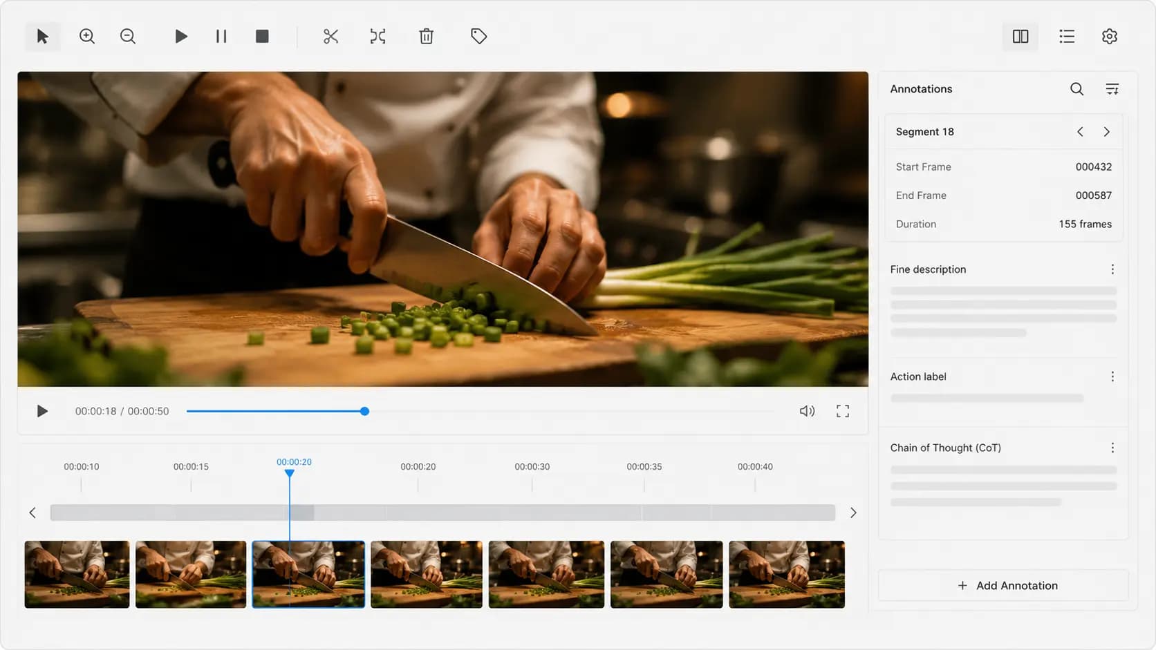 Achieving Frame-Level Precision in Video Annotation
